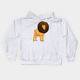 Lion Afro Hairs Kids Hoodie